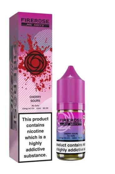 Product Image of Cherry Sours Nic Salt E-Liquid by Firerose 5000 Salts 10ml